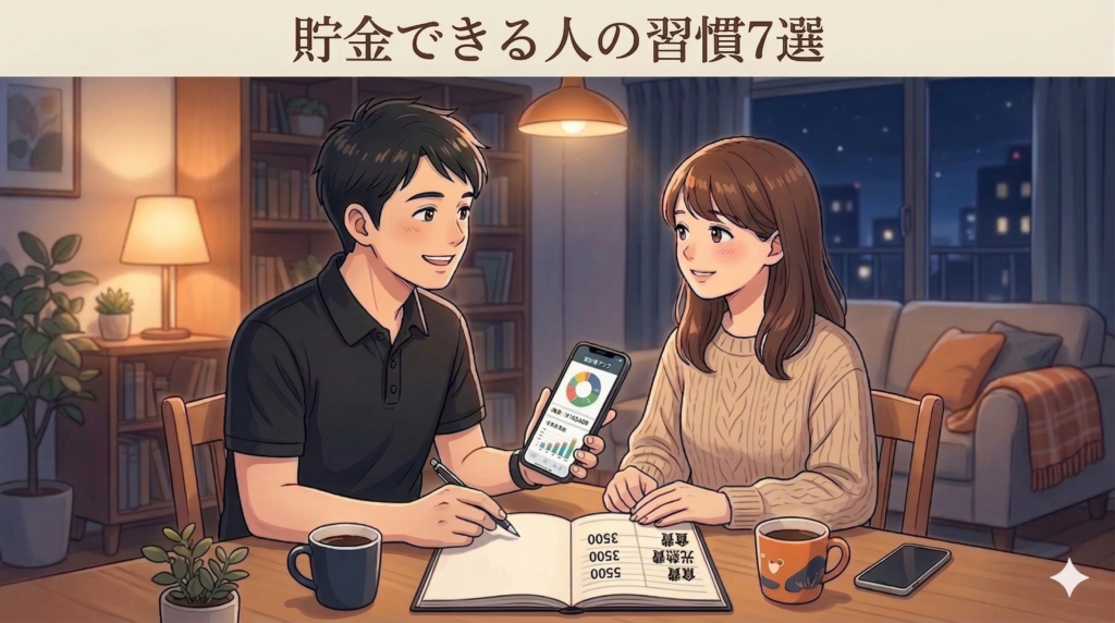 貯金できる人の習慣7選・たっさん家族